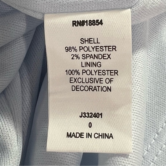 Dear Moon Cowl Neck Tie Dye Print Lined Juniors Mini Dress Sz 0 Stretchy Lined - Picture 11 of 12